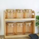 Glass Spices Set 6 pieces
